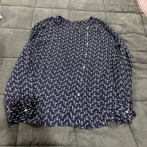 Ann Taylor size medium long sleeve dress blouse